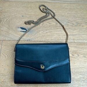 Dior🖤 30 Montaigne Chain leather Vintage Bag
